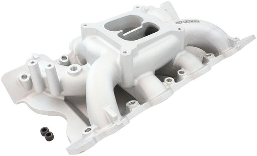 FORD 351 CLEVELAND AIR GAP DUAL PLANE INTAKE MANIFOLD, NATURAL FINISH