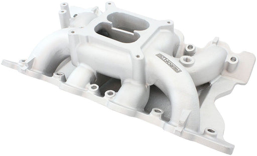 FORD 351 CLEVELAND AIR GAP DUAL PLANE INTAKE MANIFOLD, NATURAL FINISH