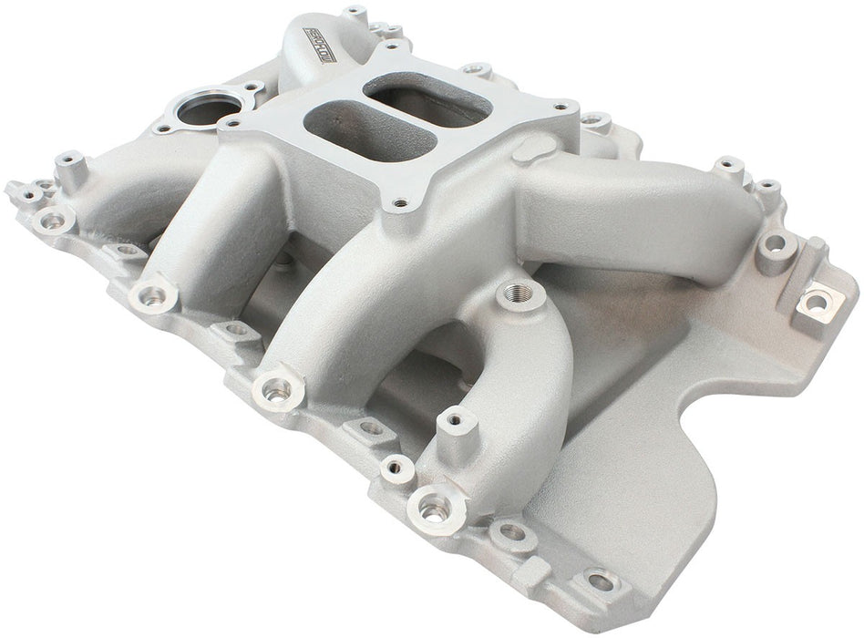 HOLDEN EFI AIR GAP DUAL PLANE INTAKE MANIFOLD, NATURAL FINISH