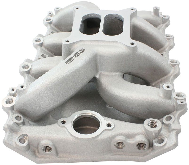 HOLDEN EFI AIR GAP DUAL PLANE INTAKE MANIFOLD, NATURAL FINISH