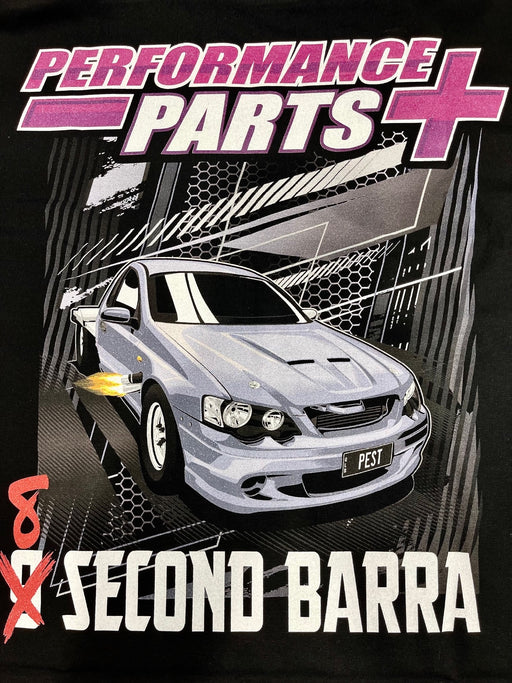 PEST 8 SECOND BARRA T-SHIRT [TYPE:T-SHIRT SIZE:3XL COLOUR:BLACK]