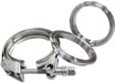 3-1/2" (90mm) V-BAND CLAMP KIT WITH STAINLESS STEEL FLANGES.