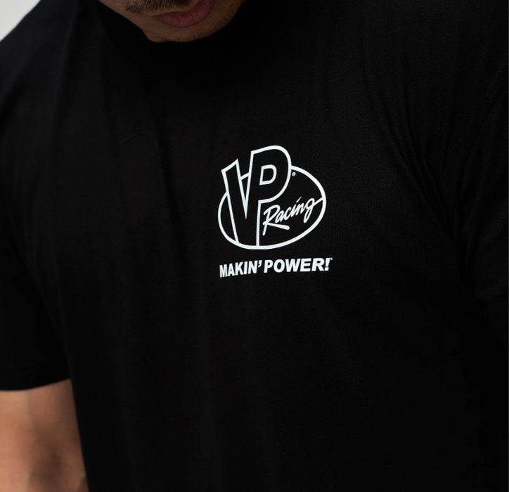 VP RACING - BLACK LOGO T-SHIRT - XSMALL