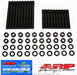 Head Stud Kit, Hex Nut fits SB Ford 289-302 Windsor 5.0L OEM Heads Or AFR 185 With 7/16" Holes