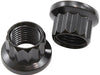 AF34-32-0010-2- Aeroflow 12-Point Nuts, Chrome Moly Black Oxide, 2-Pack 1/2"-20 Thread, .810" O.D, 9/16" Socket 