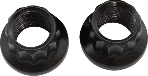 AF34-07-0010-2- Aeroflow 12-Point Nuts, Chrome Moly Black Oxide, 2-Pack M12 x 1.25 Thread, 14mm Socket 