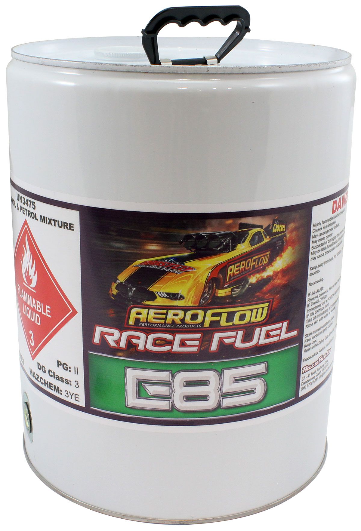 AF81-3020- Aeroflow E85 Racing Fuel 20 Litre (5.2 Gallon) Container ...