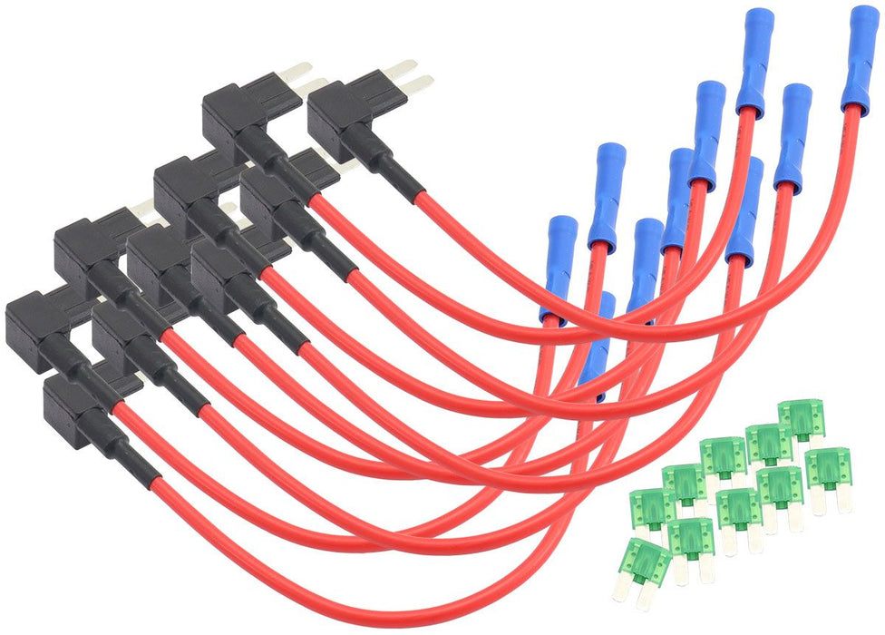 AF49-1571- Push-In Fusible Link With Micro Blade Fuse Universal PowerFeed Leed, Sold As A 10 PackUniversal PowerFeed Leed, Sold As A 10 Pack