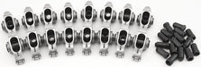 AF95-1228- Aeroflow Ford Cleveland Stainless Steel Roller Rocker Set 7/16" Stud Mount, 1.73 Ratio, Set of 16 