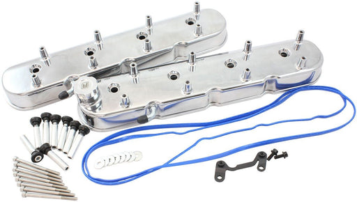 GM LS FACTORY VALVE COVER SET, TALL HEIGHT, POLISHED FINISH