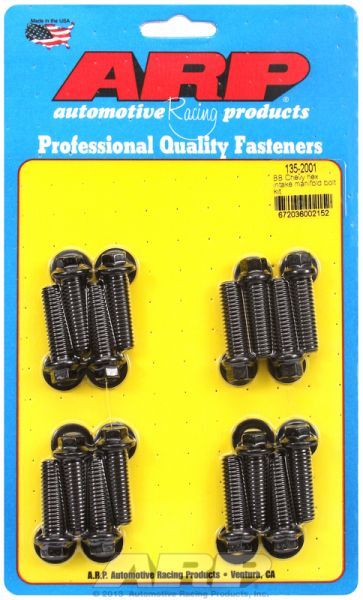 AR135-2001 - ARP INTAKE MANIFOLD BOLT KIT FITS BIG BLOCK CHEV HEX PK 16 AR135-2001