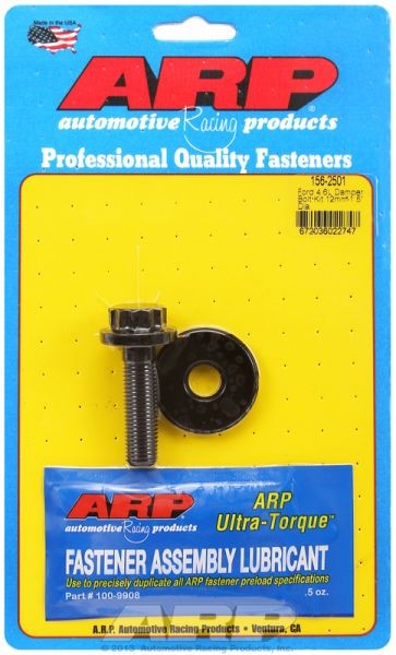 Harmonic Balancer Bolt, 12-Point Black Oxide fits Ford 4.6L-5.4L Modular M12 X 1.50 Thread x 1.800" UHL [TYPE:HARMONIC BALANCER BOLT Size:M12 X 1.50 X 1.800" UH