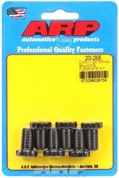 FLEXPLATE BOLTS FITS SB & BB CHEV 305-302 & 90° V6 WITH 1-PIECE MAIN SEAL