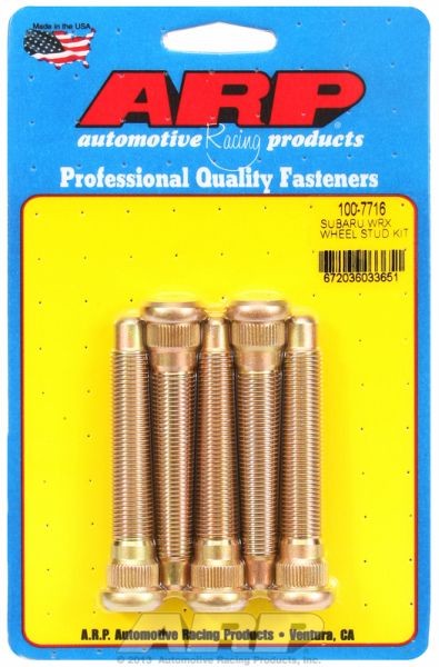 ARP Competition Wheel Studs fits Subaru WRX M12 X 1.25 Thread (5-Pack)   