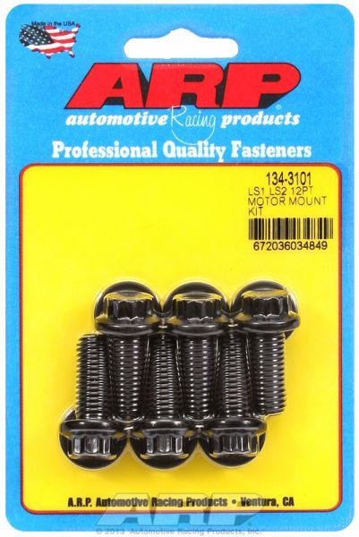 AR134-3101 - ARP ENGINE MOUNT TO BLOCK BOLT FITS CHEV GEN 3 LS 12 PT HEAD PK 6 