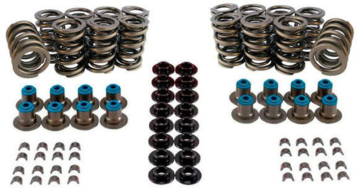 GM LS DUAL VALVE SPRING KIT WITH STEEL RETAINERS, 151LBS @ 1.800" Seat Pressure, 409LBS @ 1.150" Open Pressure, 1.080" Coil Bind