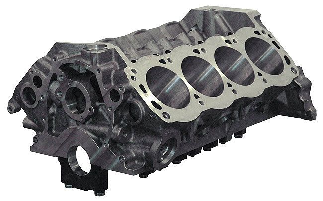 FORD WINDSOR DART IRON EAGLE ENGINE BLOCK, 4.125" BORE, 351C MAINS, 9.500" DECK