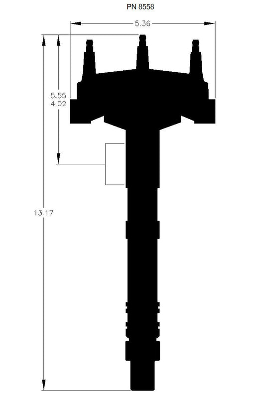 MSD PRO-BILLET CRANK TRIGGER DISTRIBUTOR SUIT SB / BB CHEV, TALL DECK