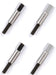 CHROME STEEL HEX HEAD MINI BOLT, 1-3/8" H WITH 1/4"-20 x 1-3/8" THREAD (Pack of 4) 