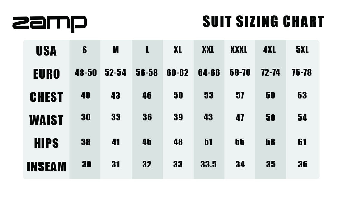 ZAMP ZR-10 SFI3.2A/1 RACE JACKET BLACK XXXL SINGLE LAYER