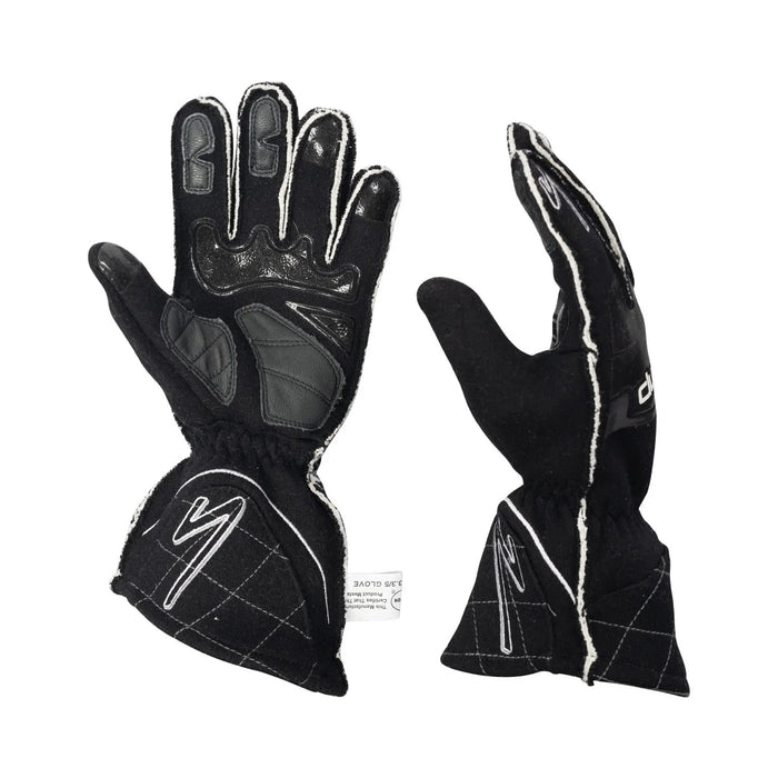 ZAMP ZR-50 SFI 3.3/5 RACE GLOVES BLACK RG10003XL XLARGE