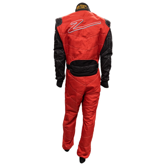 ZAMP ZR-50F FIA RACE SUIT, RED/BLACK - LARGE