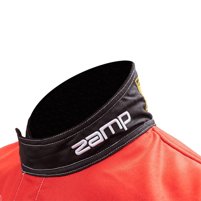 ZAMP ZR-50F FIA RACE SUIT, RED/BLACK - LARGE