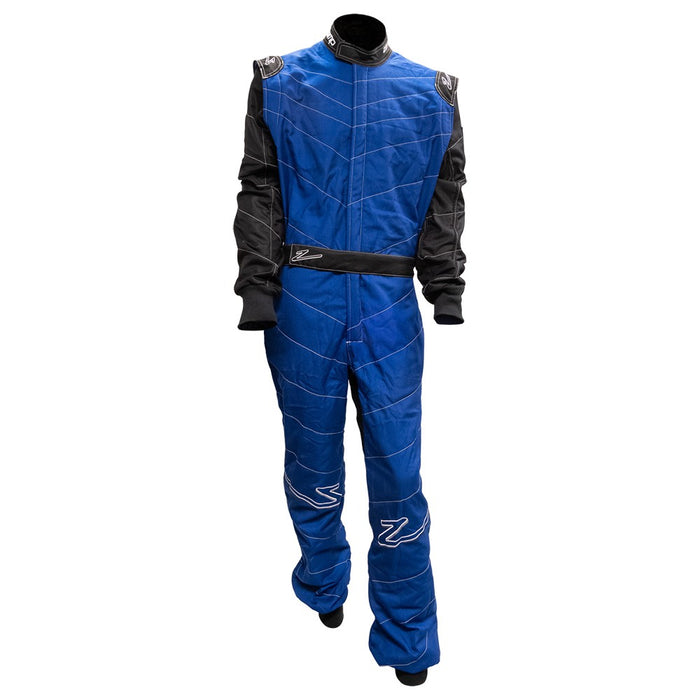 ZAMP ZR-50 FIA RACE SUITS, BLUE/BLACE - LARGE