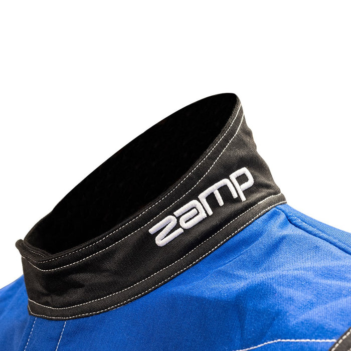 ZAMP ZR-50F FIA RACE SUITS, BLUE/BLACK - X-LARGE