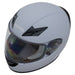 ZAMP HELMET FS-9  SOLID WHITE SNELL M2020D & DOT - MEDIUM 