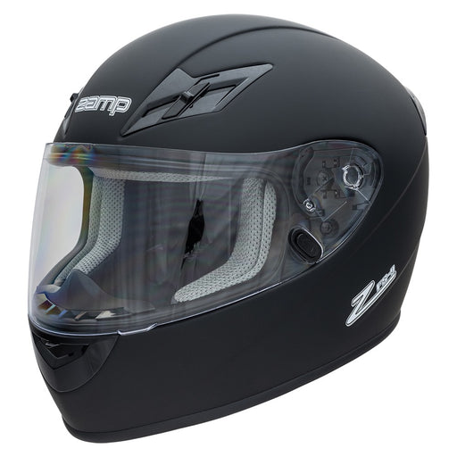 ZAMP HELMET FS-9 SOLID BLACK SNELL M-2020D & DOT - LARGE