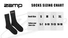 ZAMP SFI 3.3 SOCKS - BLACK LARGE           