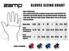 ZAMP ZR-60 SFI RACE GLOVES - 2XL BLACK  