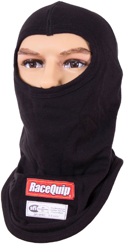 SFI 3.3 SINGLE LAYER SINGLE EYEPORT BALACLAVA, BLACK - LARGE