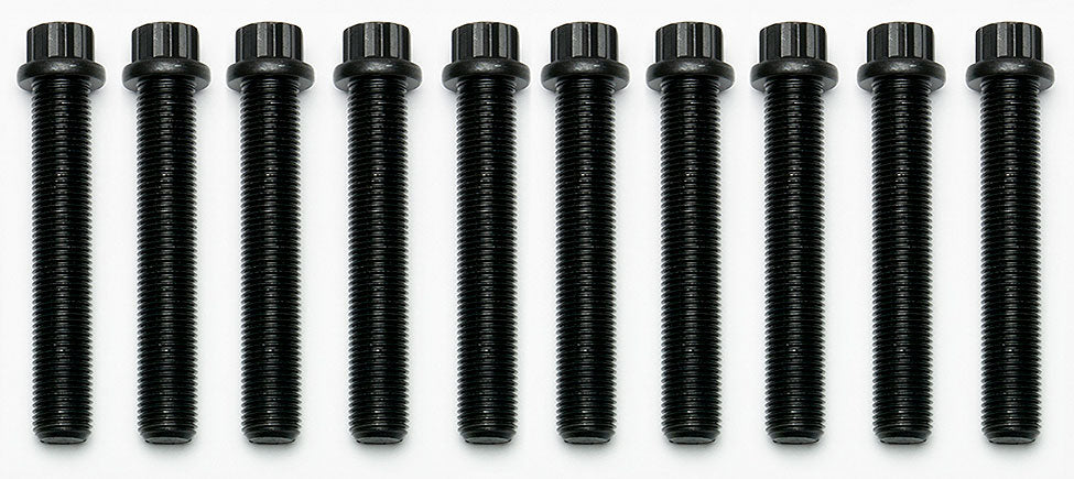 Screw In Wheel Studs 1/2-20 x 3.00", 12-Point Heads (10 Pack)