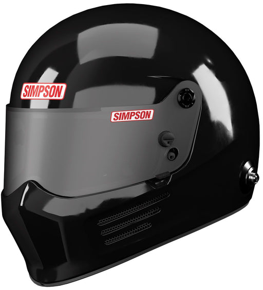 SI9200032- Simpson Bandit Helmet, Gloss Black, Large Snell SA2025 Rated 