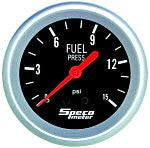 SPECO METER PERFORMANCE SERIES 2-5/8" FUEL PRESSURE GAUGE 0-15psi