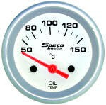 SPECO METER SPORTS SERIES 2" ELECTRIC OIL TEMPERTURE, 50-150°C 