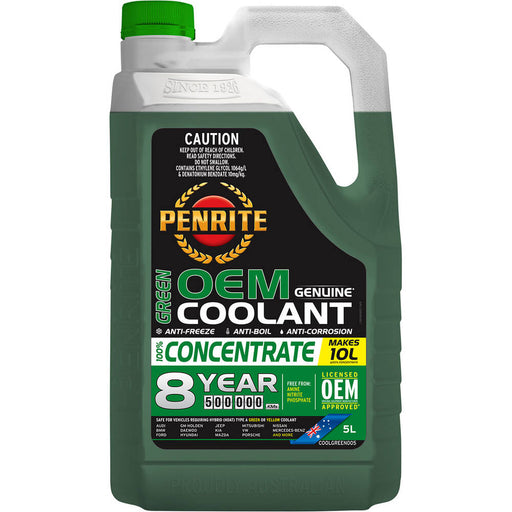 Penrite Coolant Green Concertrate 5L