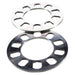 WHEEL SPACER BILLET MACHINED 5 HOLE (PAIR) 5mm THICK, 163mm O.D, 90mm I.D