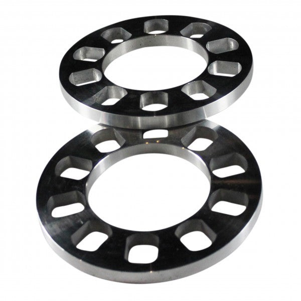 WHEEL SPACER BILLET MACHINED 5 HOLE (PAIR)12mm THICK, 163mm O.D, 90mm I.D