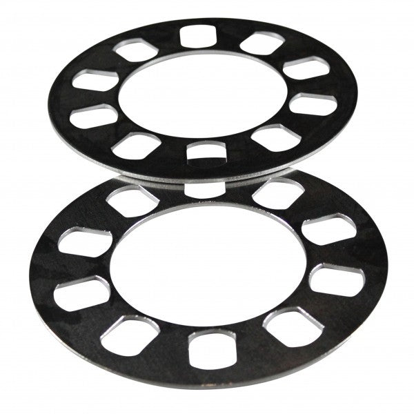 WHEEL SPACER BILLET MACHINED 5 HOLE (PAIR) 3mm THICK, 163mm O.D, 90mm I.D