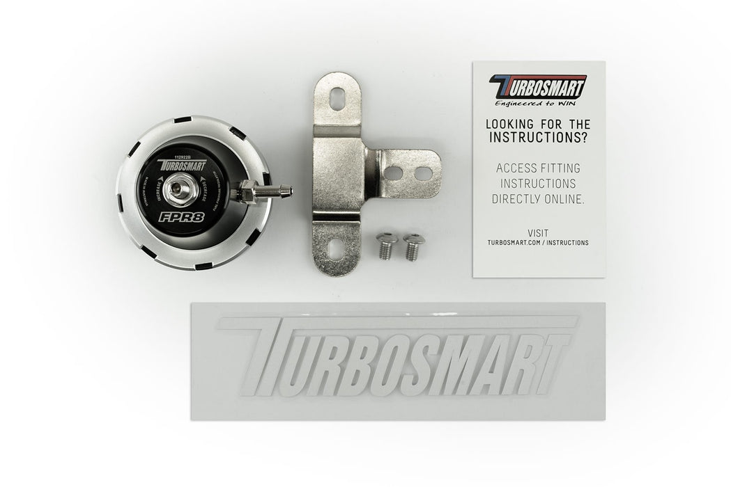 TURBOSMART FPR8 FUEL PRESSURE REGULATOR SUIT -8AN - BLACK