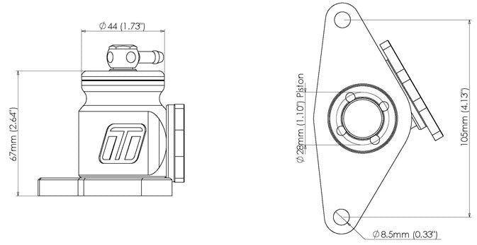 TURBOSMART KOMPACT PLUMB BACK SUBARU