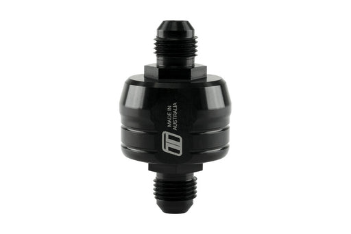 TS-0804-2101- TURBOSMART Engine Oil Filter, -6AN, 44 Micron 