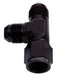 TEE -10AN FEMALE SWIVEL ON RUNBLUE SWIVEL NUT   