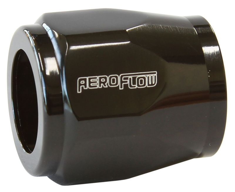 HEX HOSE FINISHER 15MM ID BLACK 5/8 ID CLAMP       