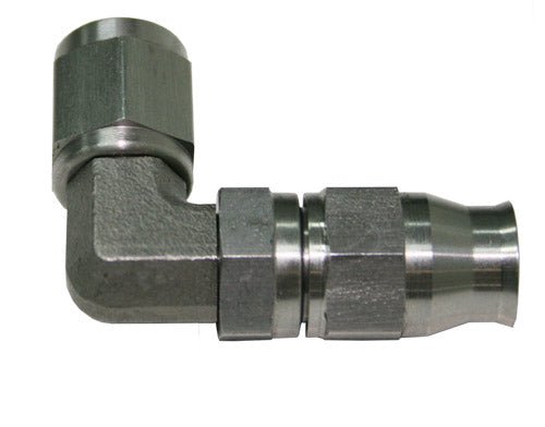 90° Stainless Steel Hose End -3AN