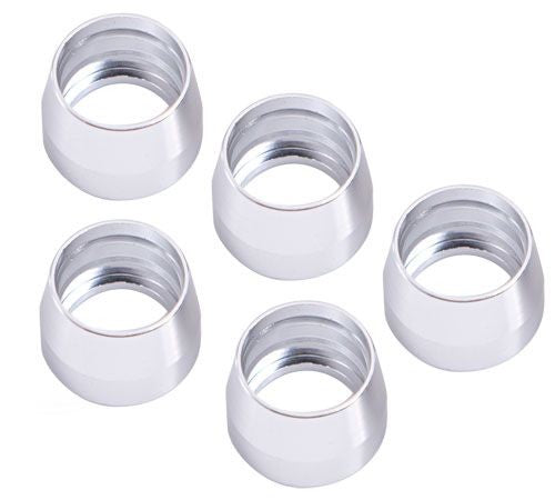 TEFLON ALLOY OLIVE INSERT -8ANSUIT TEFLON HOSE END -8AN 5PK  AF299-08D     