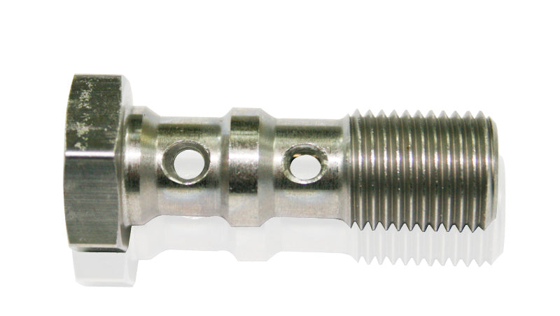 DOUBLE BANJO BOLT M10 X 1.00MM STAINLESS 30MM LONG AF306-03